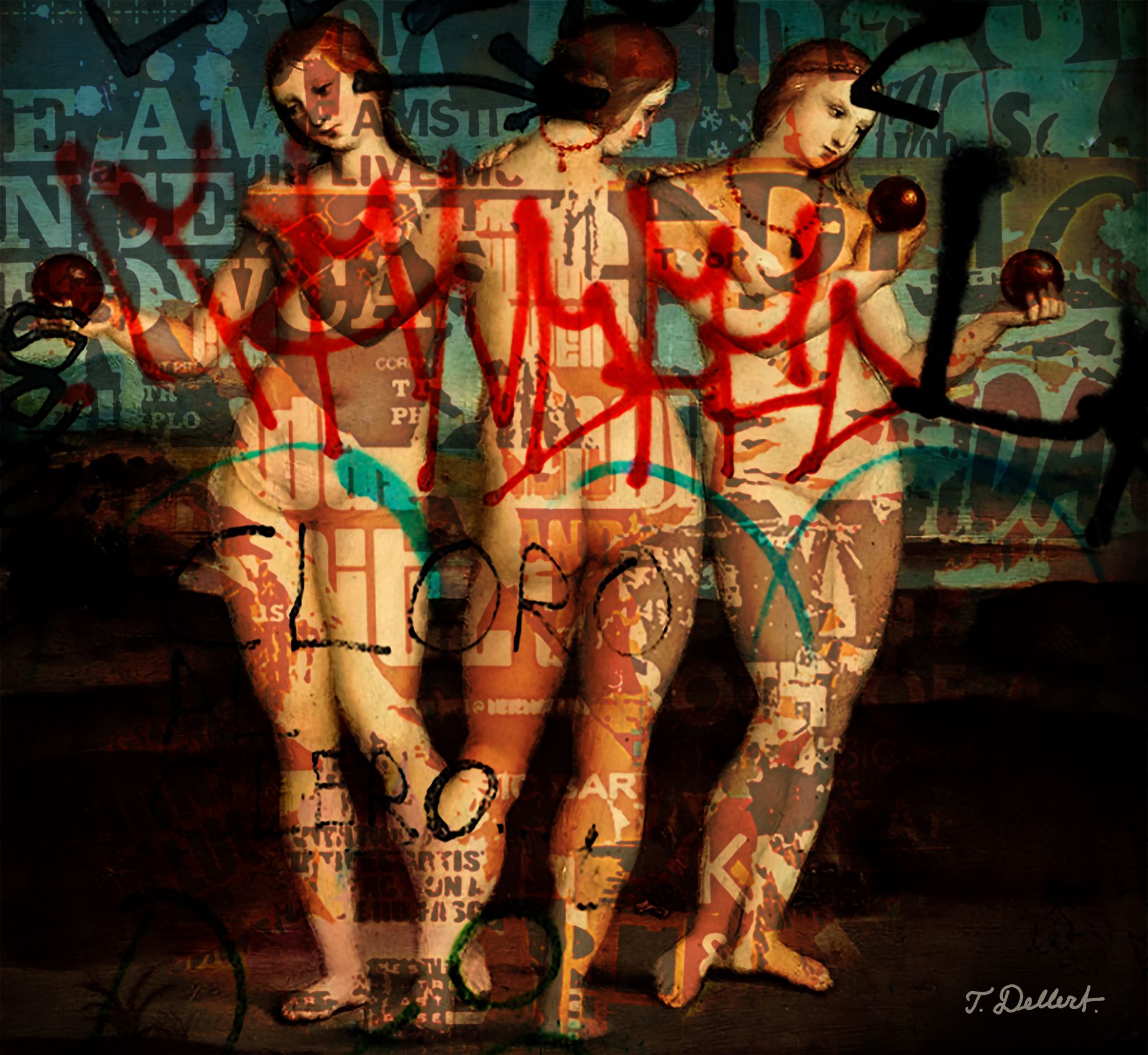 Three Girls with Three Balls 